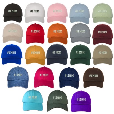 #1 MOM Embroidered Baseball Cap Many Colors Available   eb-87977928